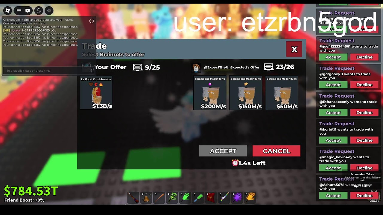 🔴LIVE! STEAL A BRAINROT TRADING ROBLOX