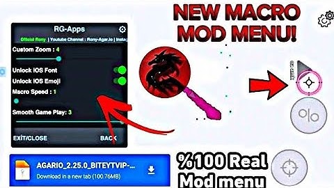 NEW AGARİO 2.25.0 MACRO ZOOM XELAHOT MOD MENU TUTORİAL!!🤯😨 Macro Speed X9999 (Snay.io)