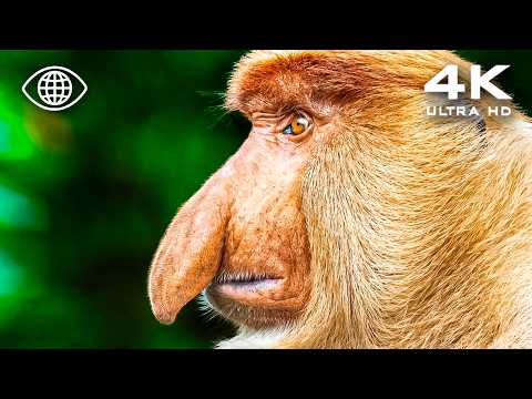 Why does the Bornean monkey have such a strange nose? ⎮4K Wildlife Documentary⎮AMP