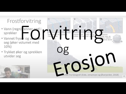 Forvitring og erosjon