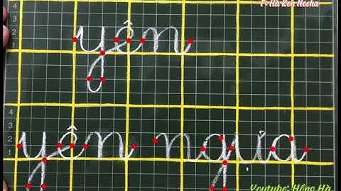 Tập viết bảng con Bài 66: yên - yêt | Sách cánh diều