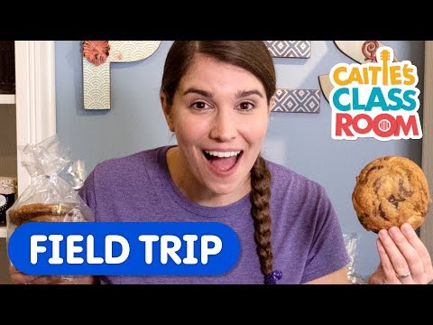 Visit A Bakery &amp; Make Delicious Cookies! | Caitie&#39;s Classroom Field Trip | Food Video for Kids