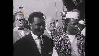 German president in Liberia, Guinea and Senegal (1962)