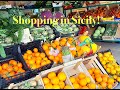 Shopping in Sicily! You, Me and Sicily Episode 69 #Sicily #Sicilianfoods