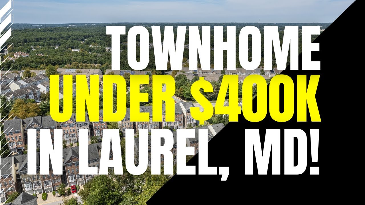 Townhome Under $400K in Laurel, Maryland!