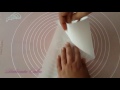 طريقه صنع كيس حلوانى من ورق الزبدة how to make a parchment paper piping bag