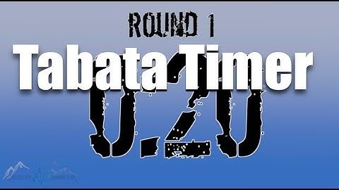 Tabata Timer (without annoying music!)