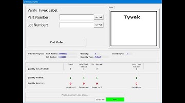 VEI Package Label Verification