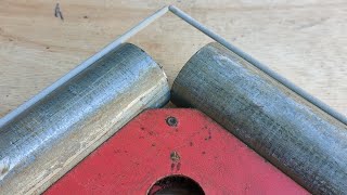 how to quickly cut pipe for 90 degree joints