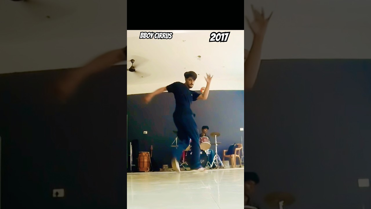 Bboying to live drum beats 