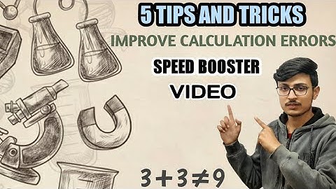 IMPROVE CALCULATION ERRORS ||5 Tips And Trick|| SPEED BOOSTER VIDEO #MATHCALCULATION  #ERROR