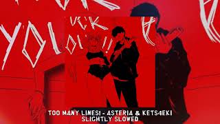 TOO MANY LINES! - asteria & kets4eki [slightly slowed]