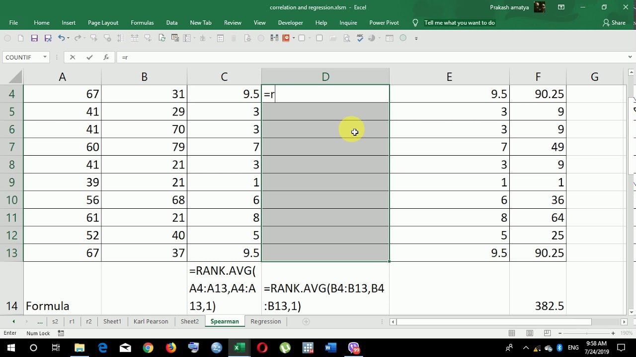 Practical of statistics using ms excel || Presented by Prakash Bahadur ...