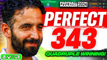 Amorim’s PERFECT Pre Season FM24 Tactics – Quadruple WON!