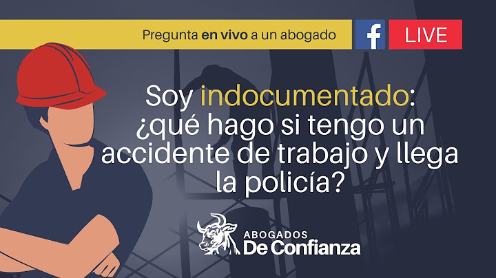 #Abogados - 👉¿Qué le digo a la policía si sufro un ACCIDENTE EN EL TRABAJO y  Soy indocumentado?