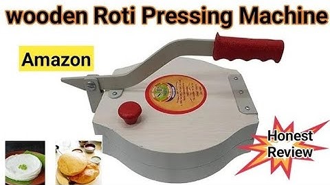 ರೊಟ್ಟಿ || Roti Pressing Machine to chapati ,Puri ,Akki roti|| Amazon || Roti maker video in Kannada