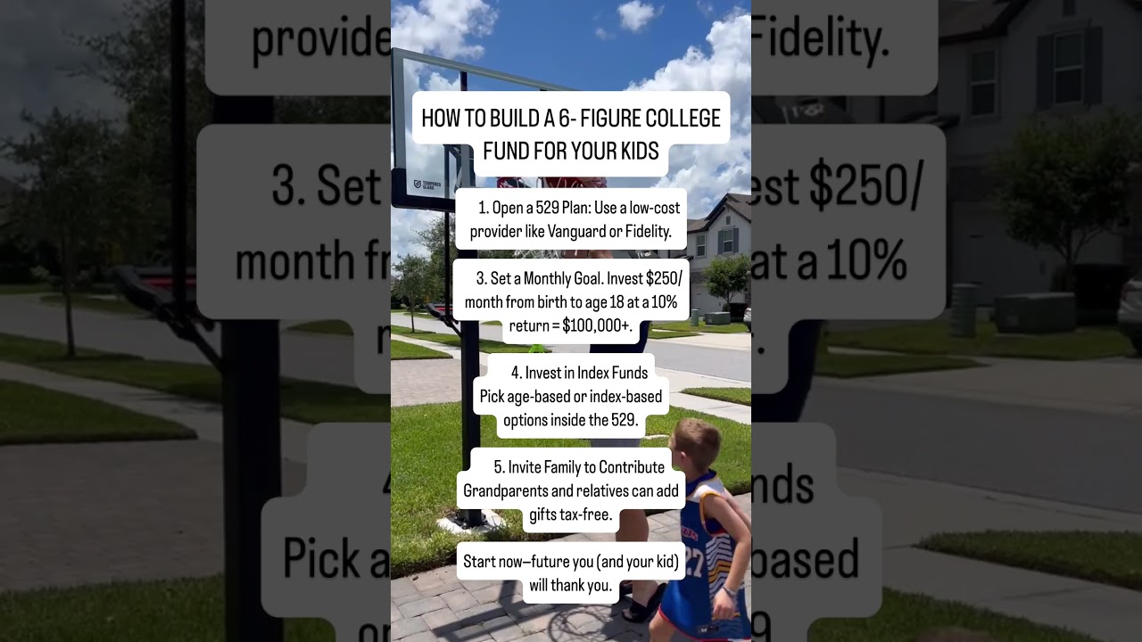 How to build a six figure college fund for your kids