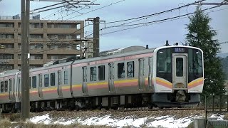 E129系A18+B22編成　信越本線上り434M　内野→新潟→長岡