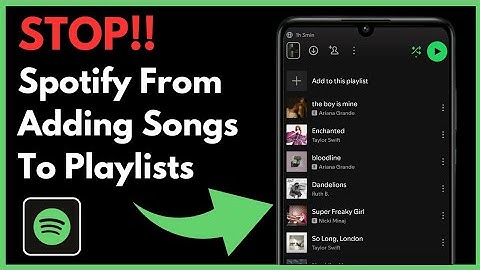 How To Stop Spotify From Adding Songs To Your Playlist | Simple And Easy (2024)
