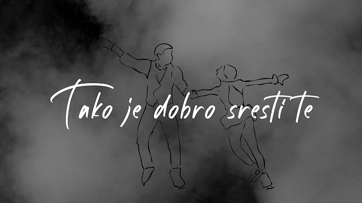 Dražen Zečić - Tako je dobro sresti te (Official lyric video)