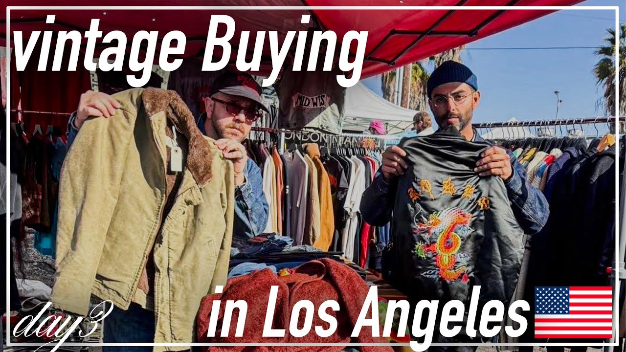 【アメリカ古着買付Day3】LAのフリマでお宝大量発掘！SILVER LAKE FLEA MARKET / LOS FELIZ FLEA