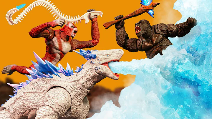 Stop motion GODZILLA vs KONG: The New Empire (PART 3) | Skar King and Shimo battle