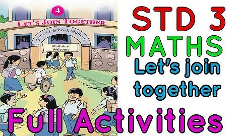 Lets join together class 3 maths unit 4 English medium full activities. #class3  #maths 