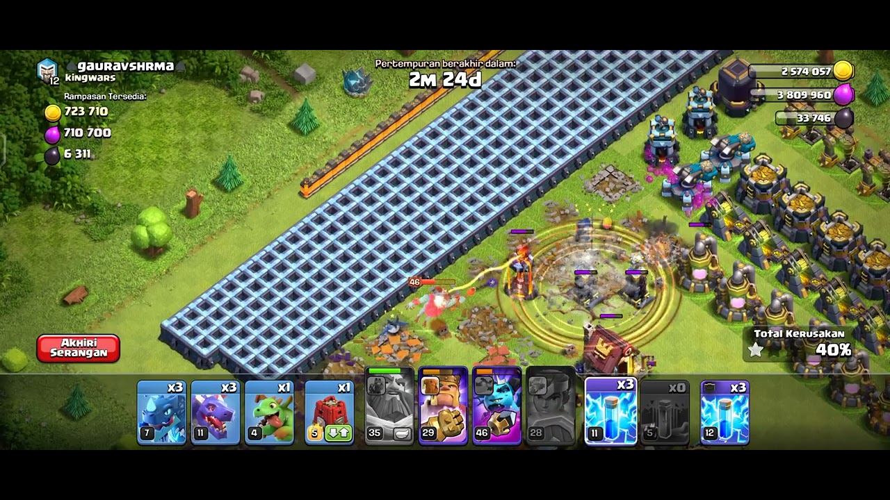 Farming di Clash of Clans Town Hall 16 Mini-Max part 1