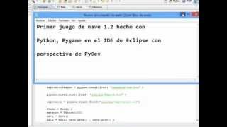 Python y Pygame juego de nave 1.2