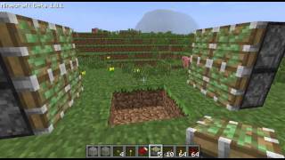 ► Minecraft: Redstone Tutorial 2x2 Trap Doors/Secret Entrance Using Pistons