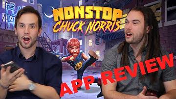 NONSTOP CHUCK NORRIS - APP REVIEW | FIVE GUYS ONE COUCH