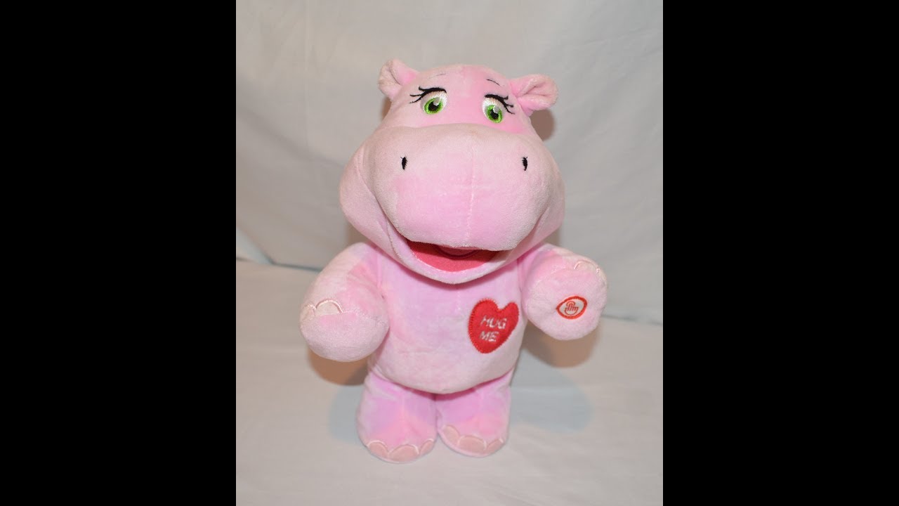 Hallmark I Want a Hippopotamus for Christmas Singing Hippo Plush Santa Hat D9 for sale online