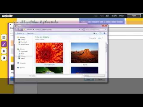 ECD Website Builder - Background Tutorial