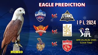 IPL 2024 | DC vs GT | SRH vs RCB | KKR vs PBKS | Eagle Prediction