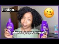 Almost failed Wash N Go...Know Your hair! | Aussie Miracle Curls Review