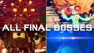 ALL 4 FINAL BOSSES - PVZ Battle For Neighborville (Olds Cool, Dreadwood, Major Problem, Blight Cap)