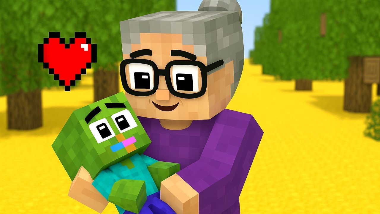 The Misery of the Poor Grandmother | Minecraft Sad Story Animation