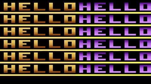 ATARI 2600 DEMO How to Draw a Playfield VERTICAL SCROLLING 1997 Nick Bensema PD