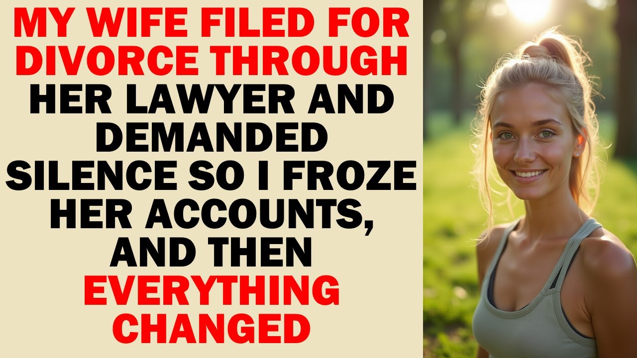 Она потребовала тихого развода, поэтому я прекратил с ней всякое общение, и всё рухнуло.