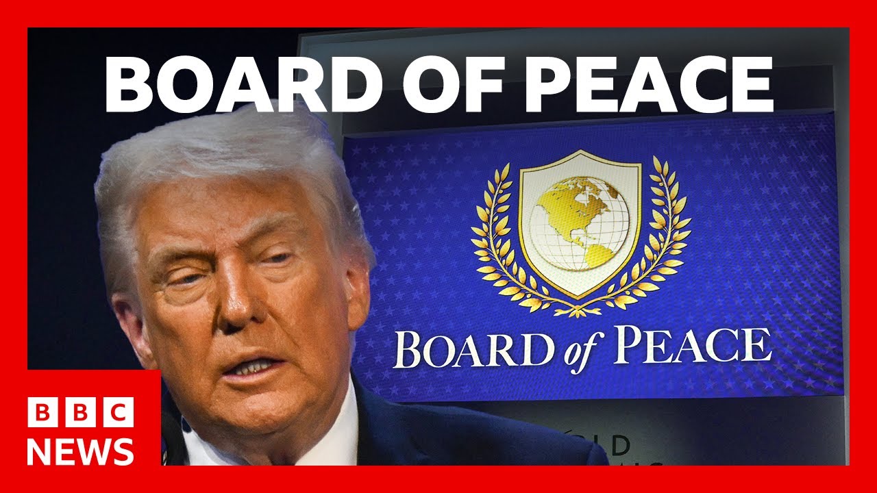 Donald Trump launches 'Board of Peace' with world leaders | BBC News
