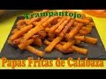 Papas Fritas de Calabaza. Trampantojo . Las Recetas del Hortelano