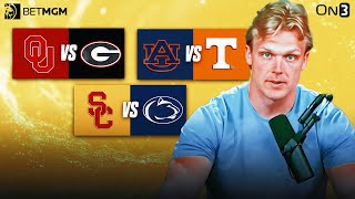 CFB's Biggest SET UP Games Of 2026 | Oklahoma vs UGA, Tennessee vs Auburn, USC vs Penn St