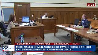 WATCH LIVE More names of men accused of paying for sex at brothels in Mass are being revealed