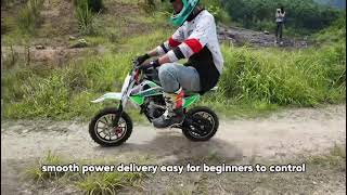 Adult Rides a Kids' Mini Dirt Bike (VK 58cc) – It Looks as Silly as It Feels 😅 screenshot 3