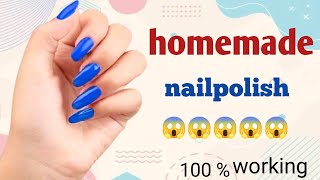 How to make homemade nailpolish | diy nailpolish craft | creative Trapti