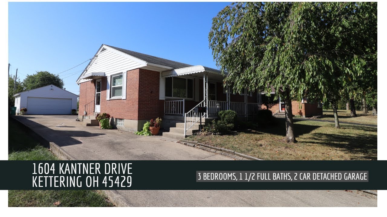 SOLD! 1604 Kantner Drive Kettering OH 45429 Three Bedroom Brick Ranch