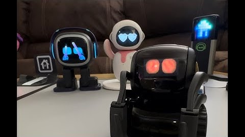 Emo Robot, Eilik & Vector having Fun 🤩    #airobot #ai #robot #trending #emo #eilik #vector