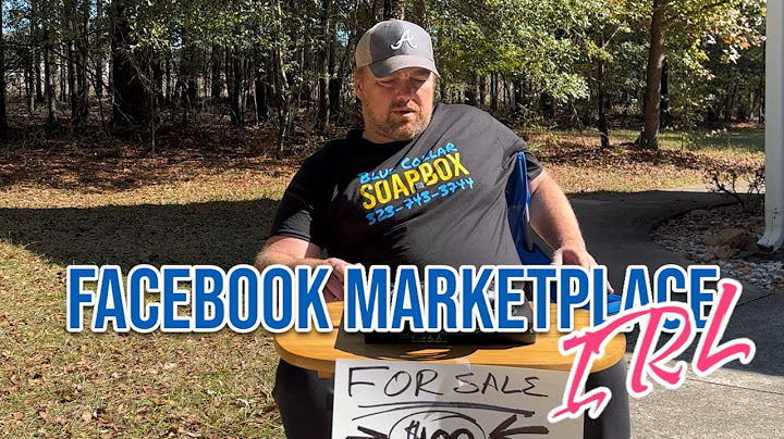 Facebook Marketplace in het echt (PS4)