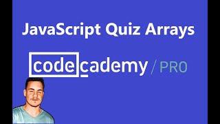 JavaScript Quiz on Arrays