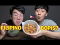 Korean Guys TRY Filipino Bopis | Filipino Food Mukbang/Reaction